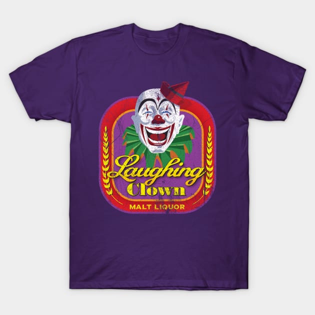 Laughing Clown Malt Liquor T-Shirt by MindsparkCreative